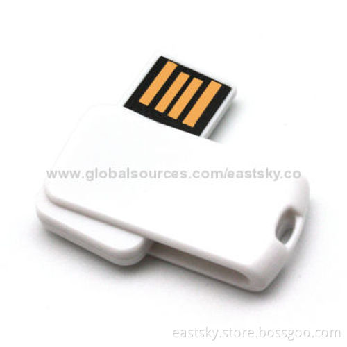Twist USB Flash Drive with Waterproof and Dust-proof Chipset Insert, Free for 2-year Warranty